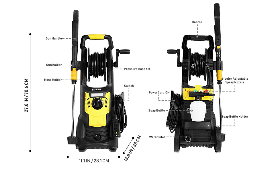 HOMEMAXS OG-Pressure Washers
